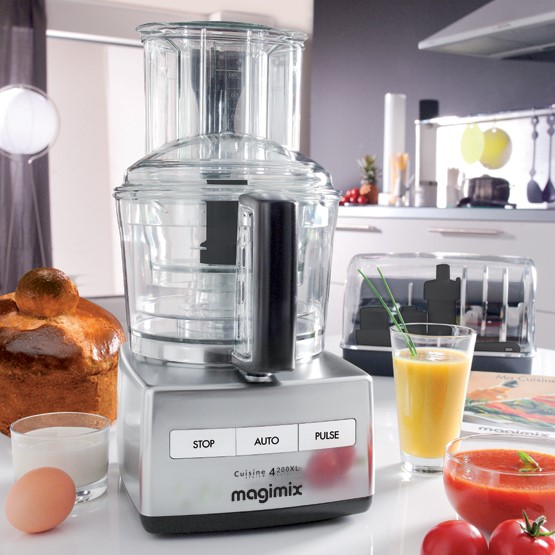 Magimix 4200XL Food Processor Matt Chrome 1