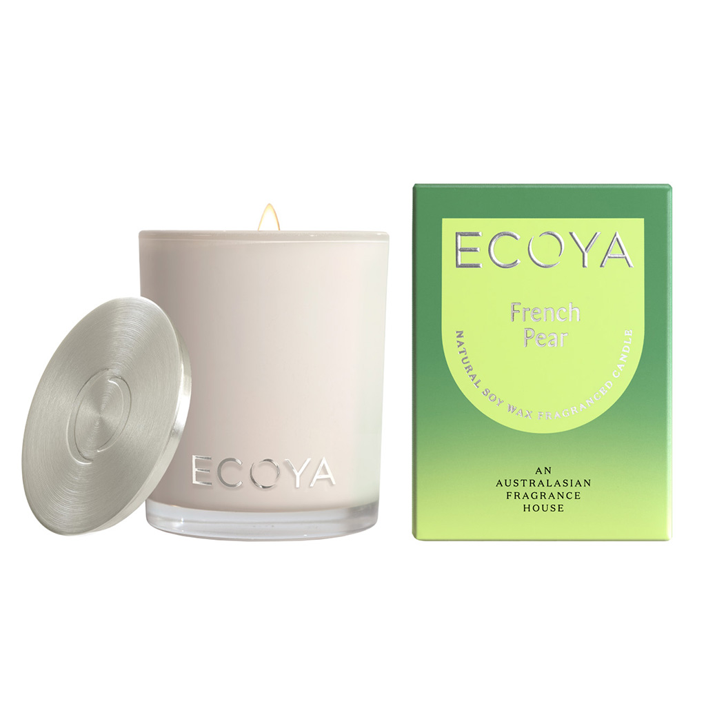 ECOYA Sandalwood & Amber Madison Candle