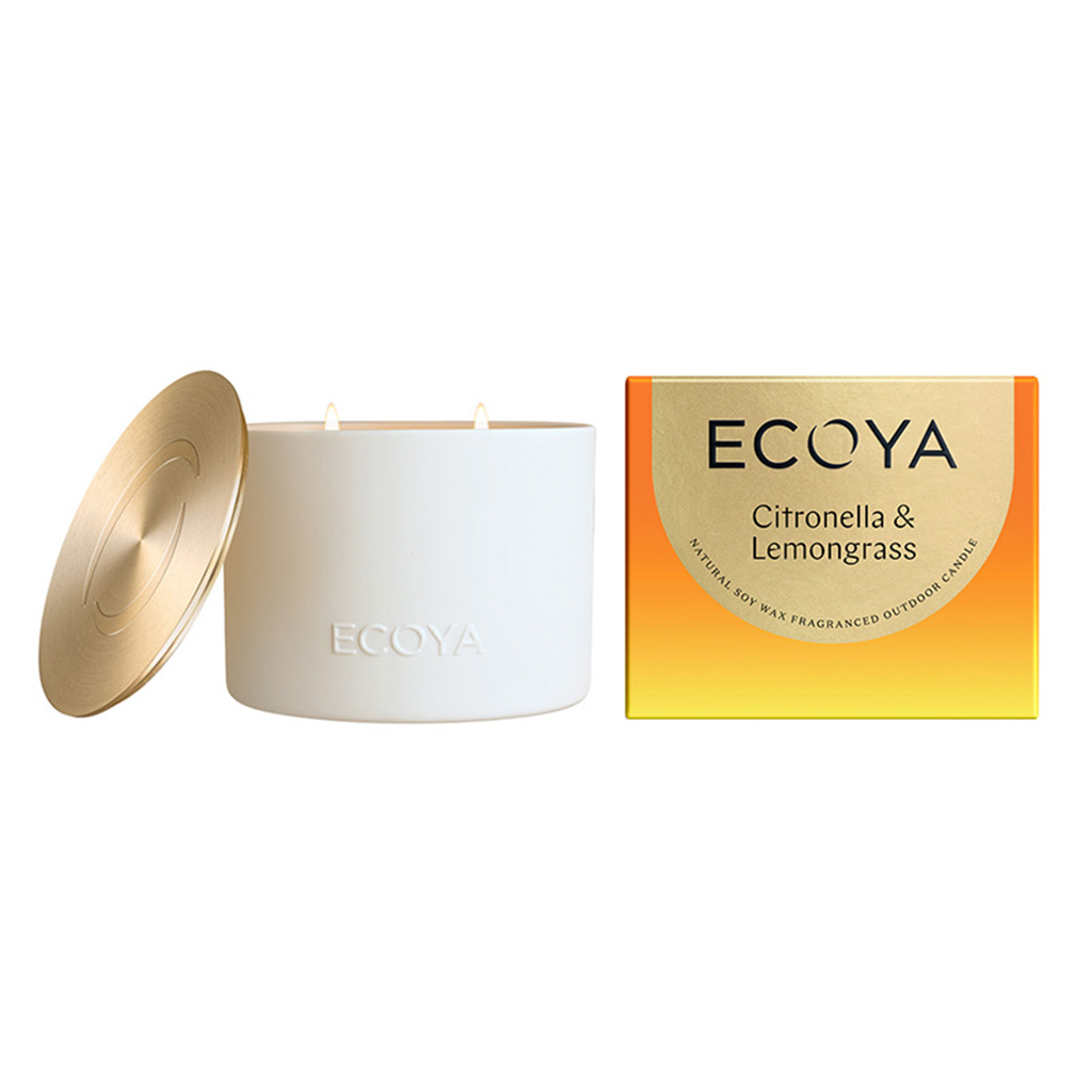 ECOYA Citronella & Lemongrass Outdoor Candle