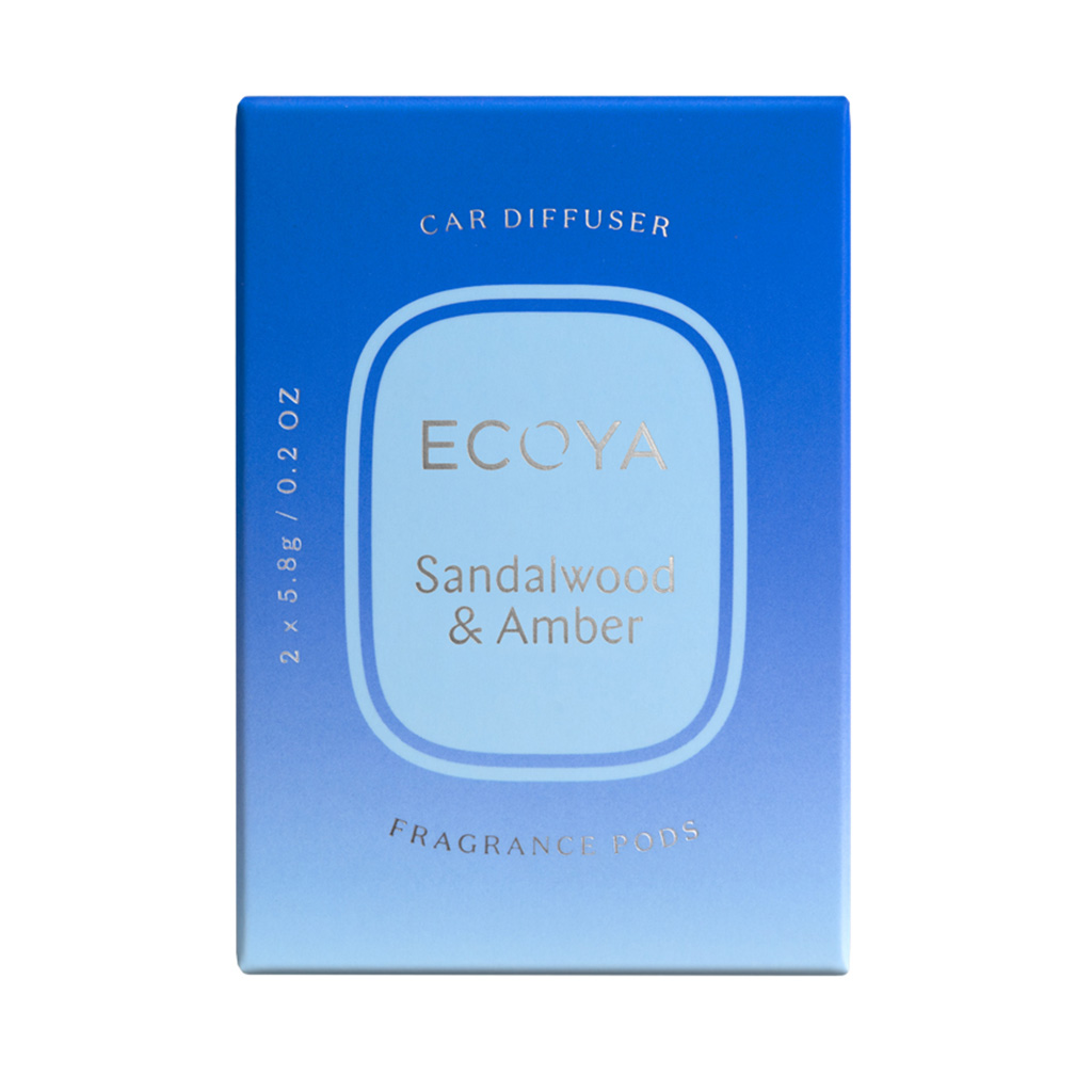 ECOYA Sandalwood & Amber Car Diffuser Refill