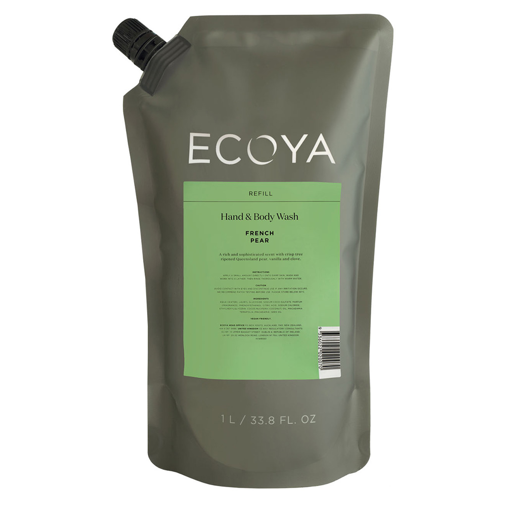 ECOYA Sandalwood & Amber Hand & Body Wash